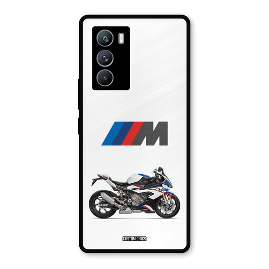 Super Sports Blue Bike iQOO 9SE Mobile Back Cover - Car&Bike PrintShield Case