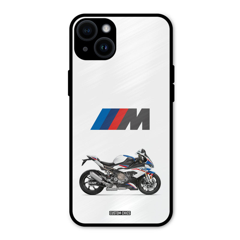 Super Sports Blue Bike iPhone 14 Plus Mobile Back Cover - Car&Bike PrintShield Case