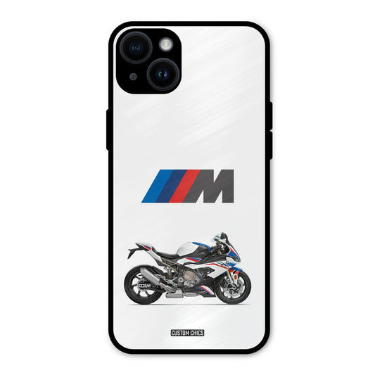 Super Sports Blue Bike iPhone 14 Plus Mobile Back Cover - Car&Bike PrintShield Case