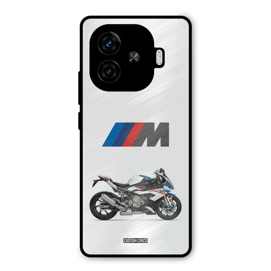 Super Sports Blue Bike iQoo Neo 10R Mobile Back Cover - Car&Bike PrintShield Case