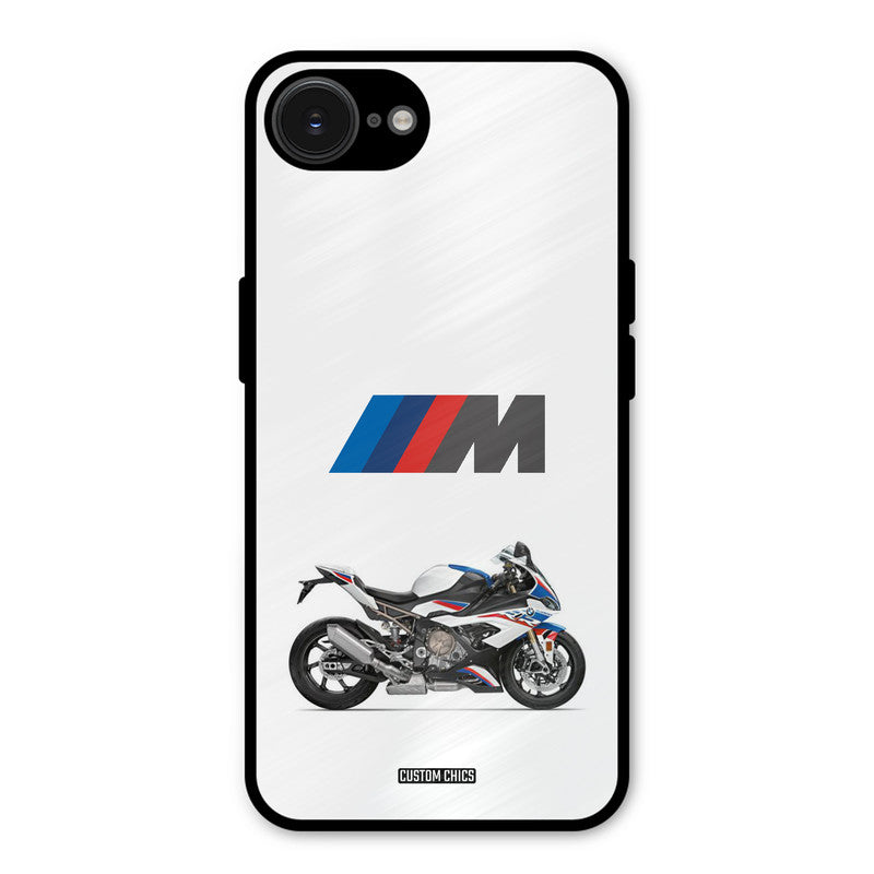 Super Sports Blue Bike iPhone 16e Mobile Back Cover - Car&Bike PrintShield Case