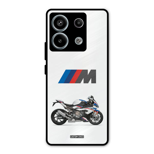 Super Sports Blue Bike Redmi Note 13 Pro 5G Mobile Back Cover - Car&Bike PrintShield Case