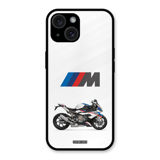 Super Sports Blue Bike iPhone 15 Mobile Back Cover - Car&Bike PrintShield Case