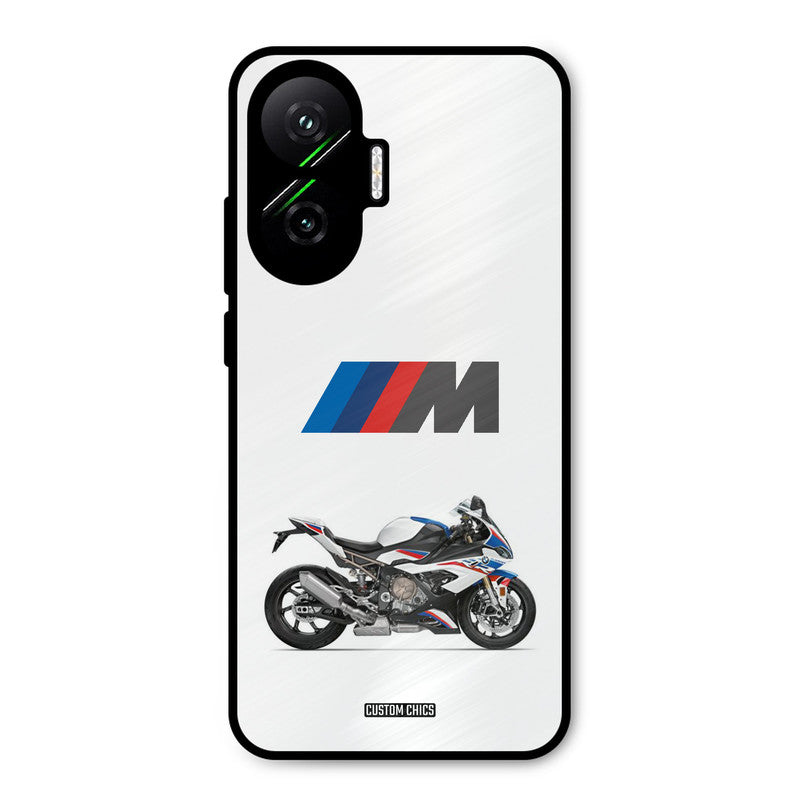 Super Sports Blue Bike Poco F7 5G Mobile Back Cover - Car&Bike PrintShield Case