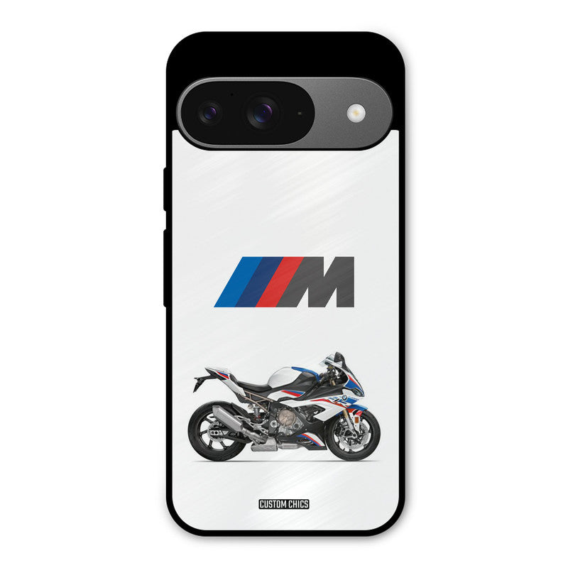 Super Sports Blue Bike Google Pixel 9 Mobile Back Cover - Car&Bike PrintShield Case