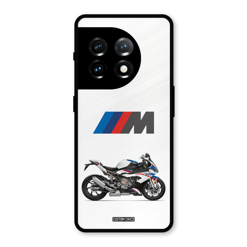 Super Sports Blue Bike OnePlus 11 Mobile Back Cover - Car&Bike PrintShield Case