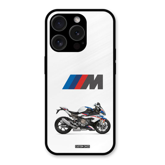 Super Sports Blue Bike iPhone 15 Pro Max Mobile Back Cover - Car&Bike PrintShield Case