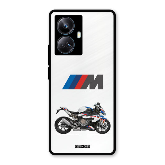 Super Sports Blue Bike Realme 10 Pro Plus Mobile Back Cover - Car&Bike PrintShield Case