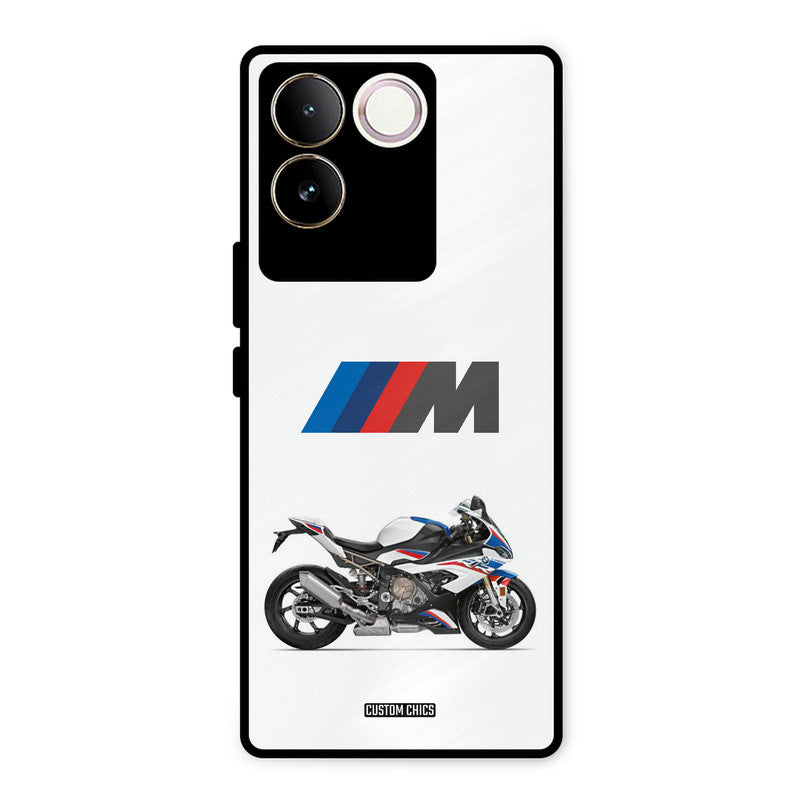 Super Sports Blue Bike Vivo T2 Pro Mobile Back Cover - Car&Bike PrintShield Case