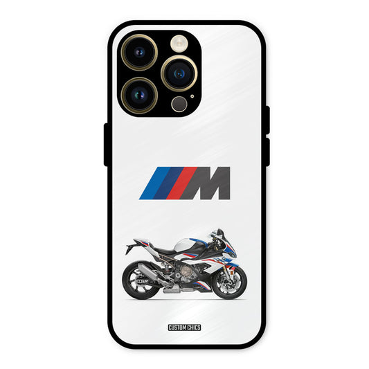 Super Sports Blue Bike iPhone 14 Pro Mobile Back Cover - Car&Bike PrintShield Case