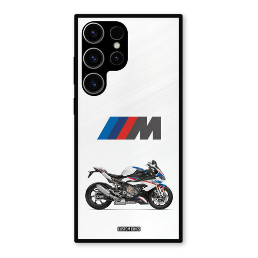 Super Sports Blue Bike Samsung Galaxy S23 Ultra Mobile Back Cover - Car&Bike PrintShield Case