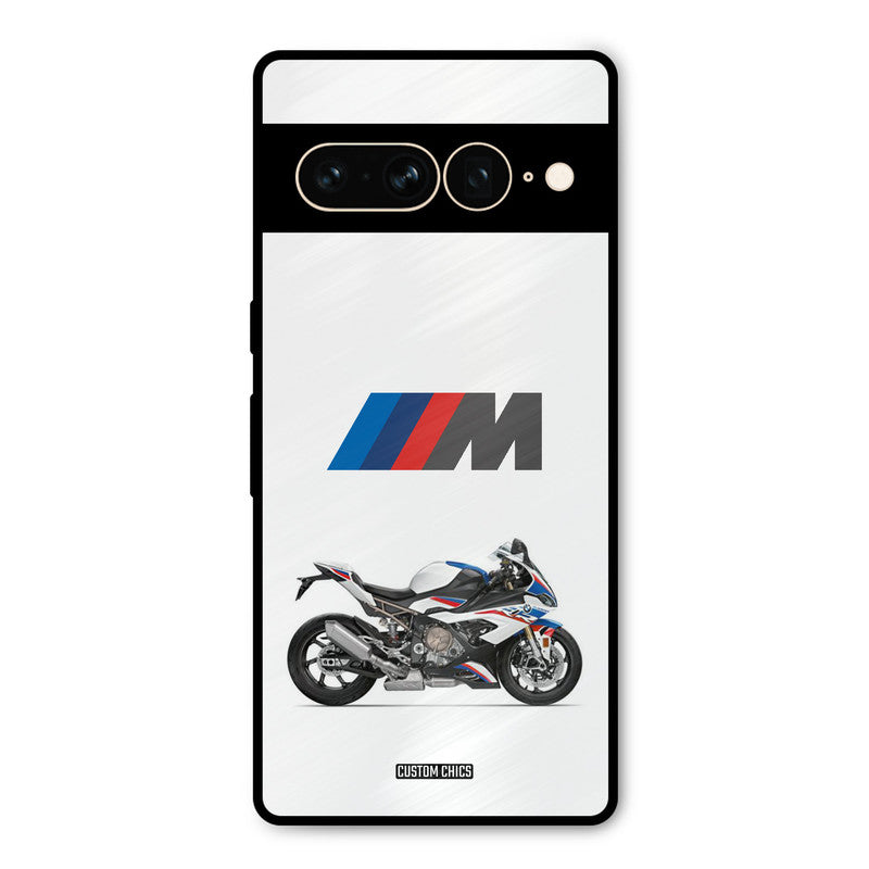 Super Sports Blue Bike Google Pixel 7 Pro Mobile Back Cover - Car&Bike PrintShield Case