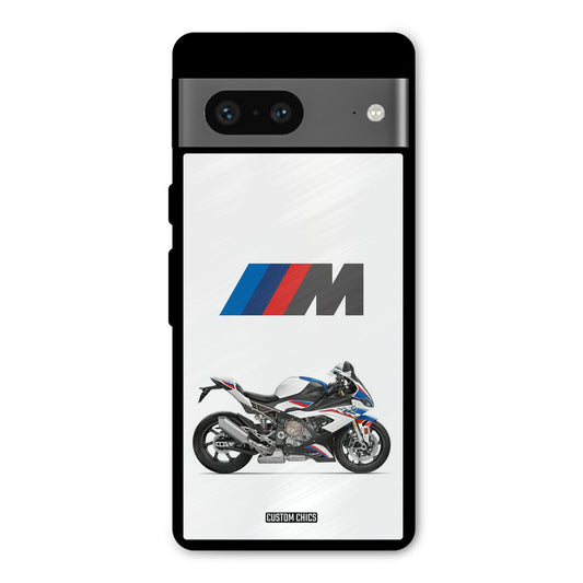 Super Sports Blue Bike Google Pixel 7 Mobile Back Cover - Car&Bike PrintShield Case