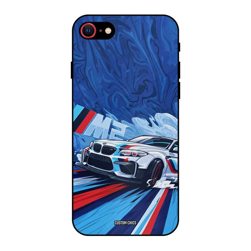 Super Sports Car iPhone SE 2020 Mobile Back Cover - Car&Bike PrintShield Case
