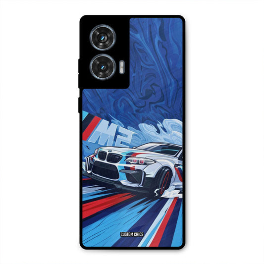 Super Sports Car Moto G96 Mobile Back Cover - Car&Bike PrintShield Case
