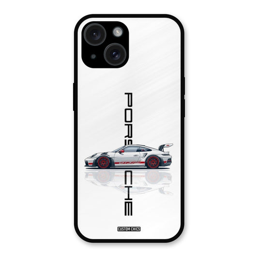 Supercar Typo iPhone 15 Plus Mobile Back Cover - Car&Bike PrintShield Case
