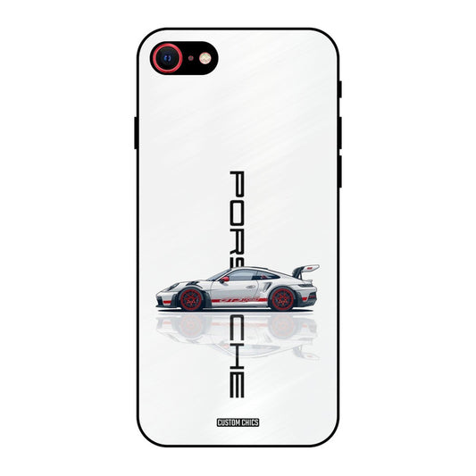 Supercar Typo iPhone SE 2020 Mobile Back Cover - Car&Bike PrintShield Case