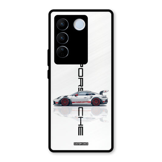 Supercar Typo Vivo V27 Pro Mobile Back Cover - Car&Bike PrintShield Case