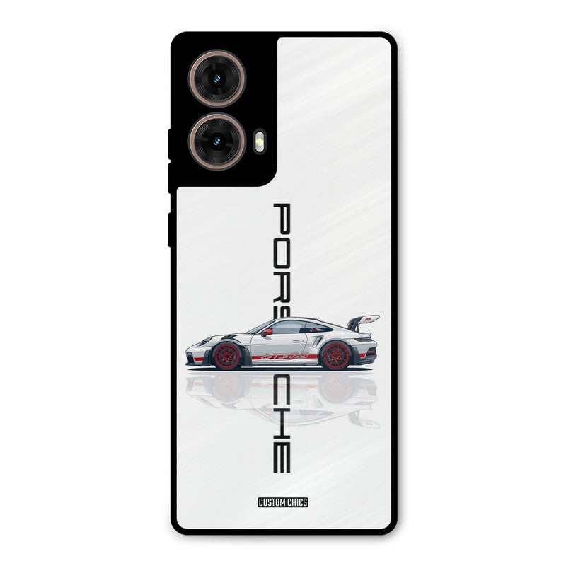 Supercar Typo Moto G85 Mobile Back Cover - Car&Bike PrintShield Case