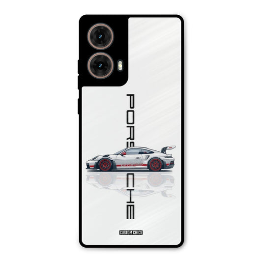 Supercar Typo Moto G85 Mobile Back Cover - Car&Bike PrintShield Case