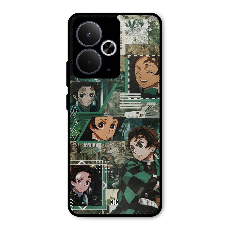 Tanjiro Thoughts Realme 14T Mobile Back Cover - Anime PrintShield Case