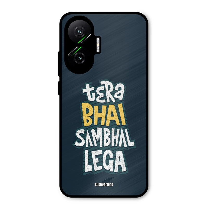 Tera Bhai Poco F7 5G Mobile Back Cover - Typography PrintShield Case