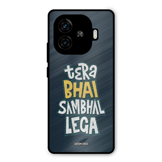 Tera Bhai iQoo Neo 10R Mobile Back Cover - Typography PrintShield Case