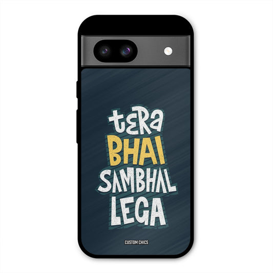 Tera Bhai Google Pixel 8a Mobile Back Cover - Typography PrintShield Case
