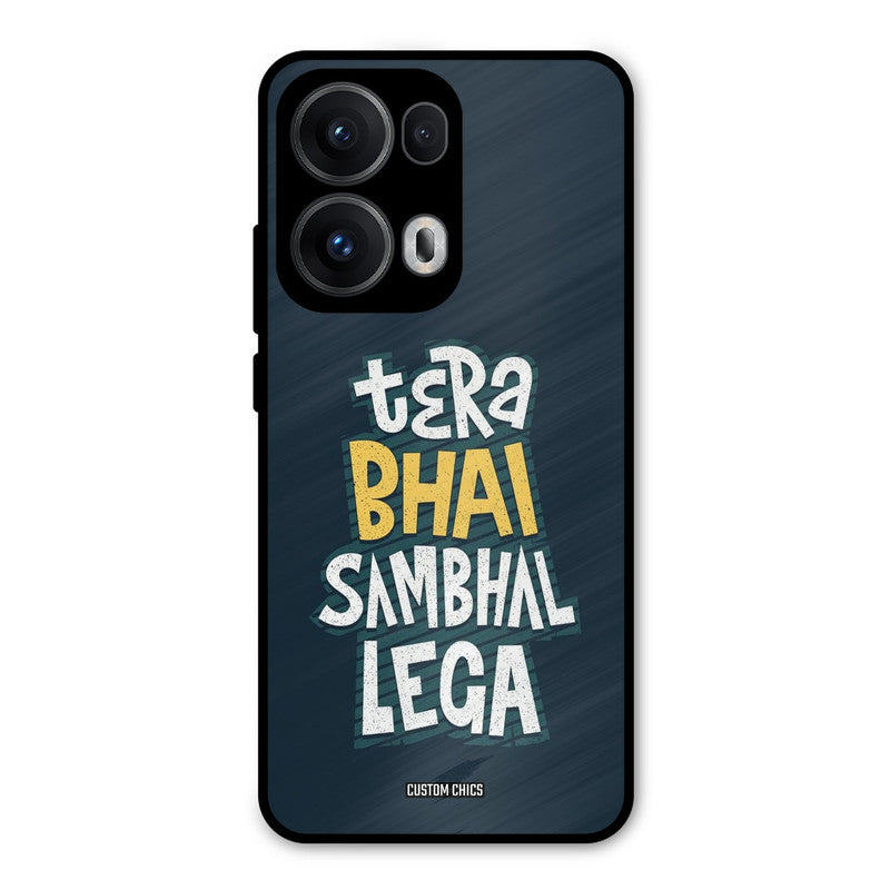 Tera Bhai Oppo Reno 13 Pro 5G Mobile Back Cover - Typography PrintShield Case