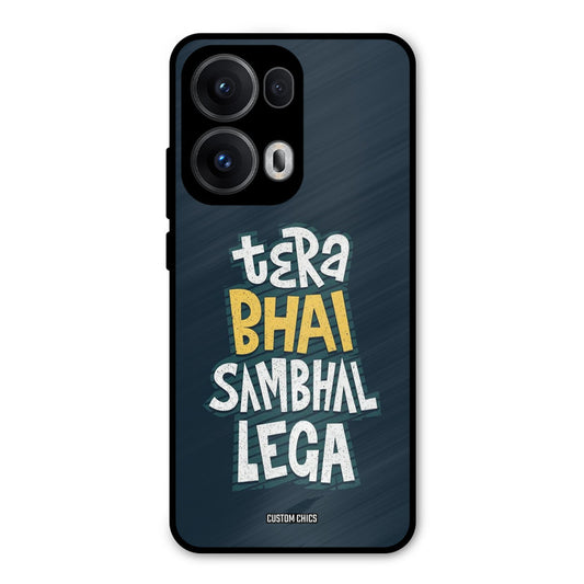 Tera Bhai Oppo Reno 13 Pro 5G Mobile Back Cover - Typography PrintShield Case