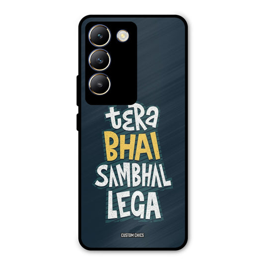 Tera Bhai Vivo Y200e Mobile Back Cover - Typography PrintShield Case