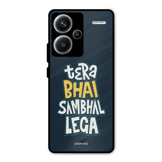 Tera Bhai Redmi Note 13 Pro Plus Mobile Back Cover - Typography PrintShield Case