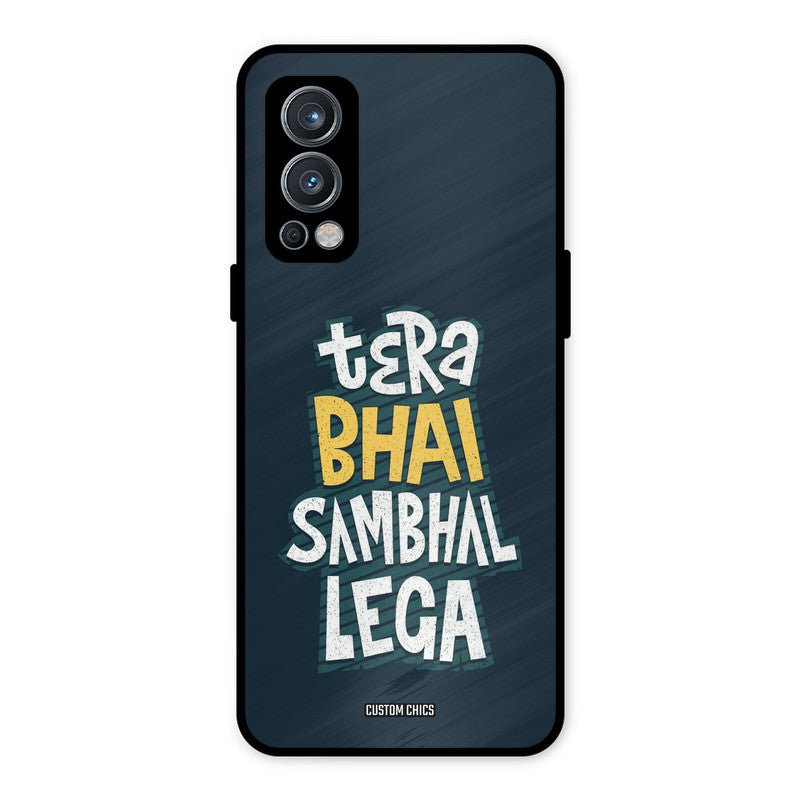 Tera Bhai OnePlus Nord 2 5G Mobile Back Cover - Typography PrintShield Case
