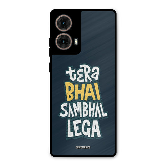 Tera Bhai Moto G85 Mobile Back Cover - Typography PrintShield Case