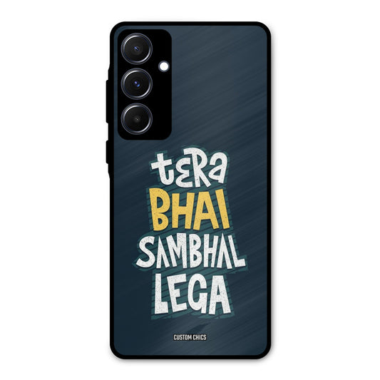 Tera Bhai Samsung Galaxy A55 5G Mobile Back Cover - Typography PrintShield Case