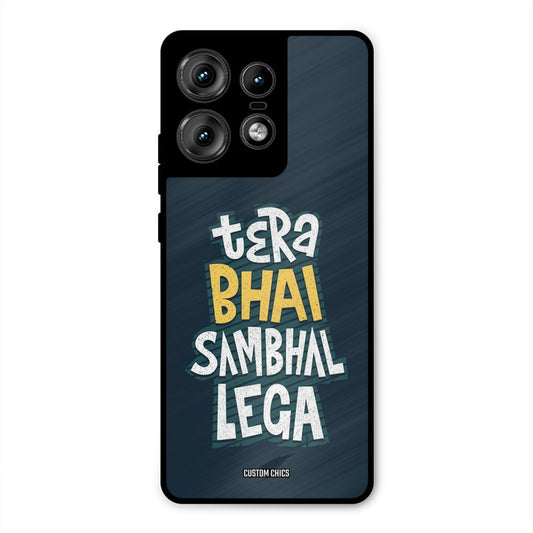 Tera Bhai Motorola Edge 50 Pro Mobile Back Cover - Typography PrintShield Case