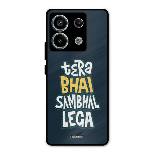 Tera Bhai Redmi Note 13 Pro 5G Mobile Back Cover - Typography PrintShield Case