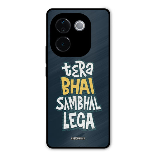 Tera Bhai iQOO Z9s Pro Mobile Back Cover - Typography PrintShield Case