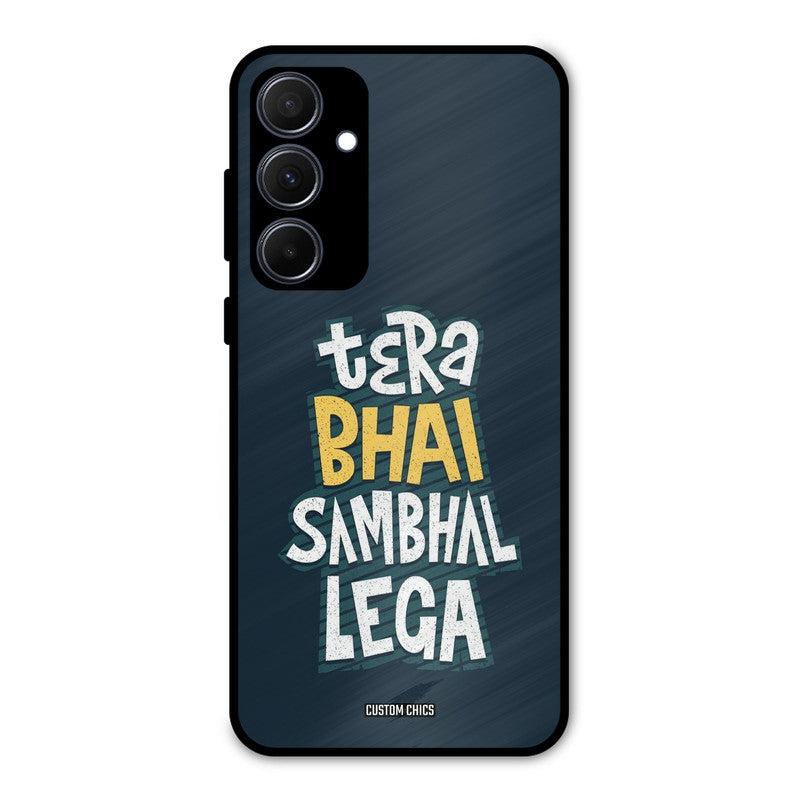 Tera Bhai Samsung Galaxy A35 5G Mobile Back Cover - Typography PrintShield Case