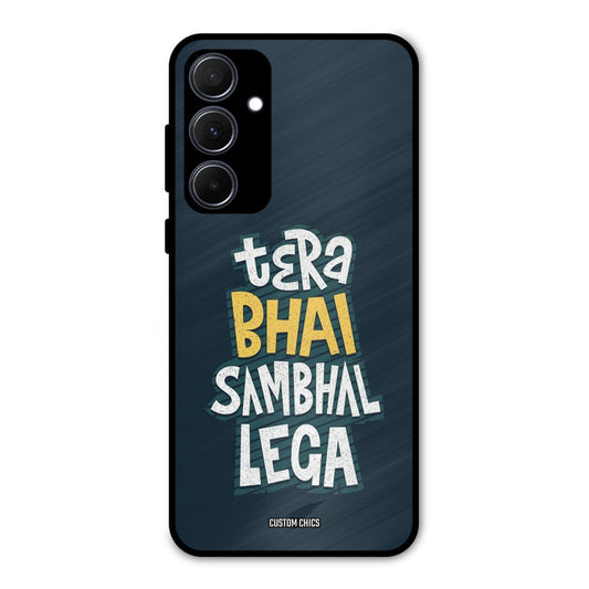 Tera Bhai Samsung Galaxy A35 5G Mobile Back Cover - Typography PrintShield Case