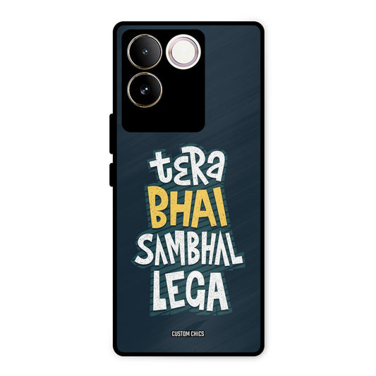 Tera Bhai Vivo T2 Pro Mobile Back Cover - Typography PrintShield Case