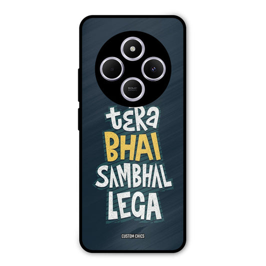 Tera Bhai Poco M7 Mobile Back Cover - Typography PrintShield Case