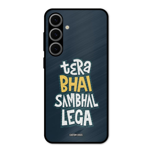 Tera Bhai Samsung Galaxy S24 Mobile Back Cover - Typography PrintShield Case