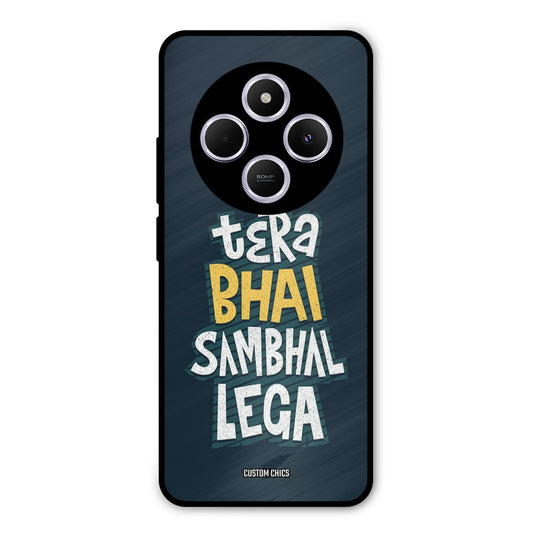 Tera Bhai Poco C75 Mobile Back Cover - Typography PrintShield Case