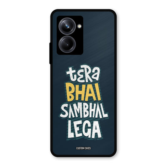 Tera Bhai Realme 10 Pro Mobile Back Cover - Typography PrintShield Case
