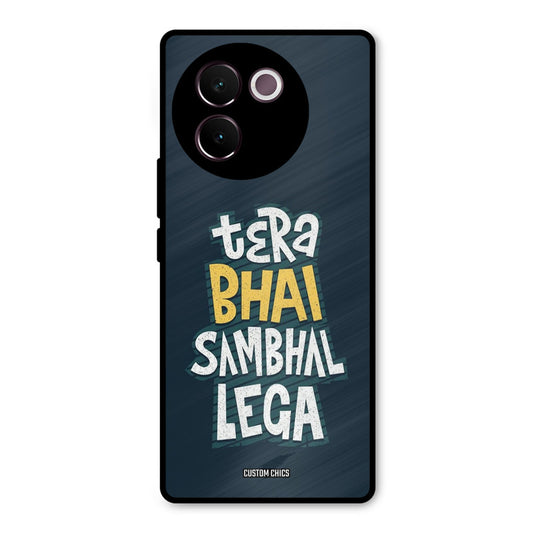 Tera Bhai Vivo V30e Mobile Back Cover - Typography PrintShield Case