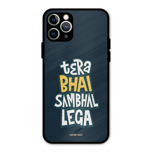 Tera Bhai iPhone 11 Pro Max Mobile Back Cover - Typography PrintShield Case