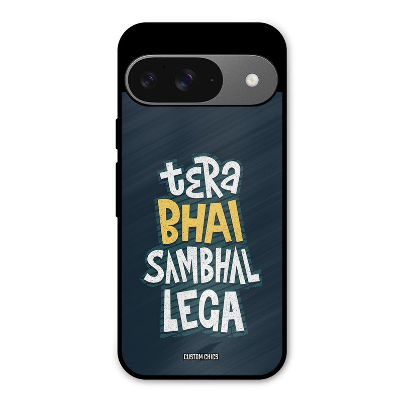 Tera Bhai Google Pixel 9 Mobile Back Cover - Typography PrintShield Case