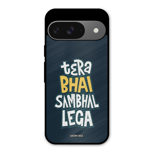 Tera Bhai Google Pixel 9 Mobile Back Cover - Typography PrintShield Case
