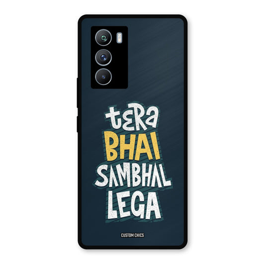 Tera Bhai iQOO 9SE Mobile Back Cover - Typography PrintShield Case